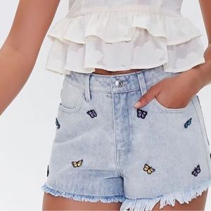 Butterfly Jeans Shorts
